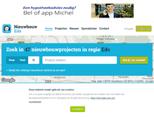 Tablet Screenshot of nieuwbouw-in-ede.nl